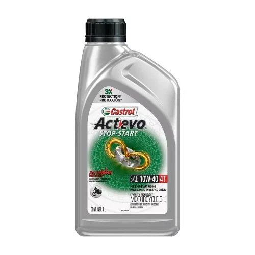 CASTROL ACTEVO 4T 10W-40 SEMI SINTÉTICO 1 LT